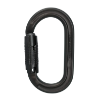 英國 DMM Ultra O Locksafe 橢圓形三段式自動鎖鉤環 | 棕灰色